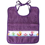 フェイラー FEILER スタイ よだれかけ BIB ENTCHEN エンチェン DUCKLINGS ビブ ダックリングス リボン結びタイプ ベリー【並行輸入品】