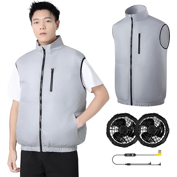 Amazon.co.jp: [Sumno] 空調作業服 ファン付きベスト バッテリーセット