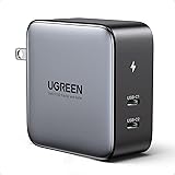 UGREEN Nexode PD充電器 100W 2ポート 窒化ガリウムGaN採用 USB C充電器 MacBook Pro MacBook Air Dell XPS iPad Pro iPad Galaxy S24/S23 iPhone 15/14