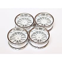 Amazon | 1/10ツーリングカー向け 深リム クローム/ホワイト