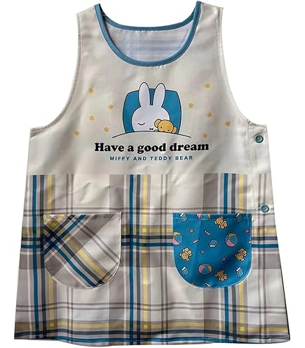 Amazon.co.jp: 保育士エプロン おばけのてんぷらチュニティー M-L