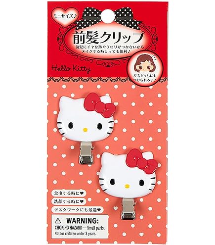 Amazon.co.jp: サンリオ(SANRIO) 前髪クリップ ミニ ハローキティ