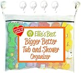 Ellie's Best Bath Toy Organizer Heavy Duty 4 Superlock Suction Cups for Glass & Glazed Tile, Include