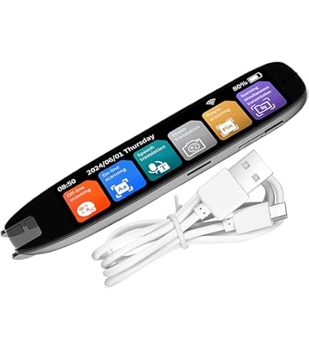 Amazon.co.jp: 【2025新型】ペン型スキャナー辞書 翻訳機 電子辞書 日