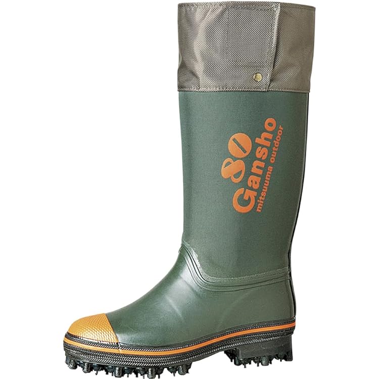 Amazon | 24.0 cm 岩礁55 スパイク長靴 農業や林業の作業場において