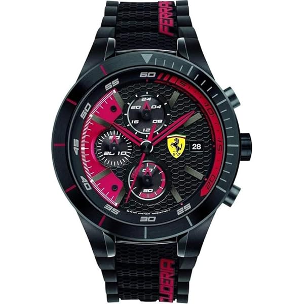 Amazon | Ferrari Scuderia Red Rev、クォーツステンレス