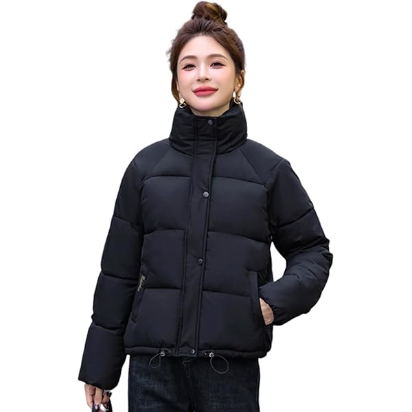 Amazon | 冬のTrapstar連帽ジャケットダウンジャケット長袖ショート