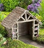 Miniature Fairy Garden Shed, 9''L x 5''W x 8''H [並行輸入品]
