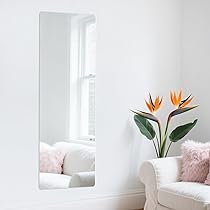 Amazon.co.jp: ANDWINT 姿見鏡 割れない鏡 貼る鏡 サイズ40cmⅹ120cm