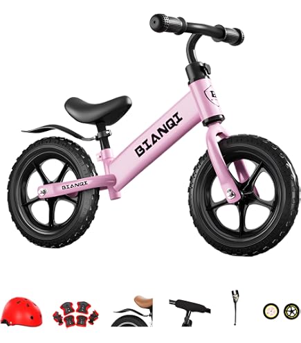 Amazon | バランスバイク、子供用自転車、発泡ゴムホイール2個付き幼児
