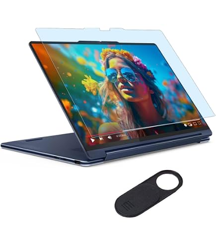 Film Protection écran Mat Lenovo Yoga Book 9 14IAH10 - Verre Hybride 9H, Anti-reflet Et Anti-traces