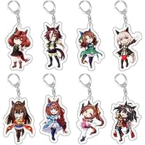 ウマ娘 バンブーメモリー デコフレ アクリルキーホルダー 7点セット Amazon.co.jp: 6個セット for ウマ娘 キーホルダー for ウマ娘