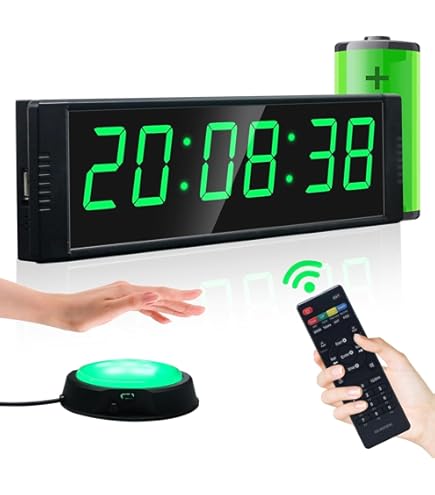 Amazon｜YZ ジムタイマー時計 ホームジム用 フィットネスタイマー