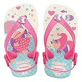 [ハワイアナス] ビーチサンダル ベビー・ペッツ havaianas BABY PETS 全2色 ブラジル製 国内正規品 (25/26（16.5cm）, 0142 ホワイト/ローズ)