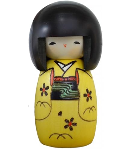 Usaburo Japanese Kokeshi Doll - Mysterious Ninja, Handcrafted Wooden Figure - View #9