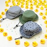 プチシュクレ(petitsucre) 日本製 テンガロンハット 50cm ストライプ（オフ/ネイビー)