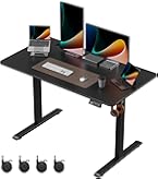 Amazon | YIHAYO 昇降デスク 高さ70-115cm 幅120cm 奥行き60cm 電動