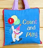 布絵本 count and play かずあそび ピエロのカウント&プレイ 英語刺しゅう版【知能開発レッスンブック】 幼児教育