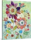Lori Siebertプレミアムシックラップキャンバス壁アート印刷題名Wild Garden 11" x 14" 1133839_24_11x14_none