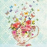 不二貿易 ペーパー ナプキン フラワーカップ 30x30cm 30463