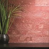(Aspect) アスペクト レンガ剥がせる壁紙  15 sq ft Kit レッド A96-88