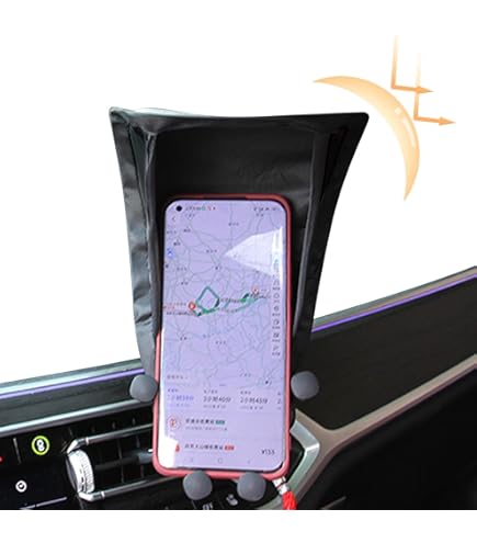 Amazon | スマホサンシェード カバー 車用 スマホホルダ サンシェード