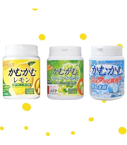Amazon.co.jp: かむかむシュワッと爽快! ラムネ味(ボトル) 120g ×3個