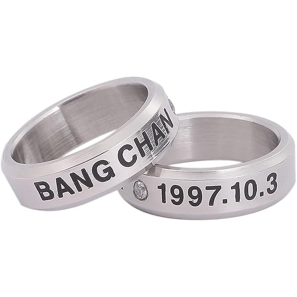 Amazon | リング 指輪 メンバー ネックレス 黒紐付き スキズ 海外製品