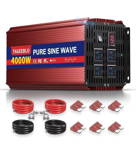 Amazon.co.jp: LVYUAN 4000W 高性能正弦波インバーター 12V 定格4000W
