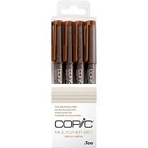 Amazon.co.jp: コピック(COPIC)Too コピック マルチライナー 4本組