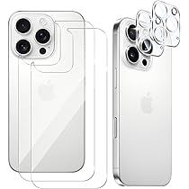 Amazon | 【2+2枚セット】iPhone 16 Pro 背面フィルム+カメラ保護 強化