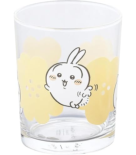 Amazon｜ちいかわ 公式ライセンス ガラス タンブラー 約280ml 台付