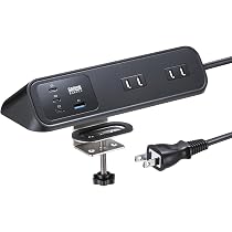 Amazon.co.jp: サンワサプライ クランプ固定式タップ（AC4個口＋USB-C