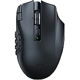 Razer(レイザー) Naga V2 HyperSpeed MMOに最適な多ボタンのワイヤレスゲーミングマウス プログラム可能な19ボタン フリースピンまたはタクタイルスクロールホイール HyperSpeed Wireless Bluetooth 