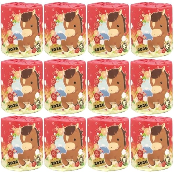 Amazon.co.jp: 【50個セット】【来福干支石けん（午）】2026年 令和8年