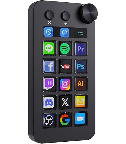 Amazon | KEEBMONKEY メガロドン トリプルノブ マクロパッド