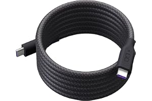CIO CtoC スパイラルシリコンケーブル 240W PD 480Mbps マグネット 形状記憶 クリアカラー （1m, ライトブラック） | 形状記憶, 絡まりにくい, 柔らかい,iPhone対応,Android対応
