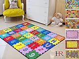 HRの8 ftx11ftキッズ教育/ Playtime、ノンスリップラグ7 ft。4inx10ft。4in 7.3''X10.2'' B01M6Z6PPX