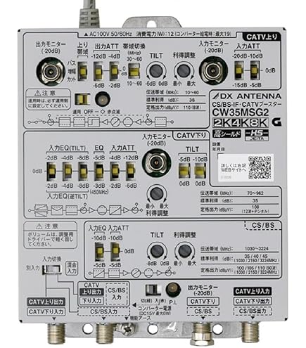 Amazon | DXアンテナ 2K・4K・8K対応 CS/BS-IF・UHF・V-Low・FM