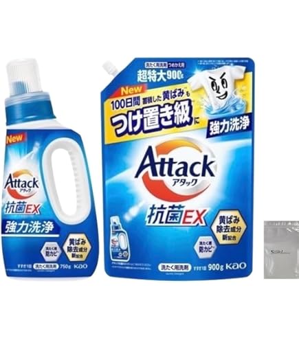 Amazon | 【まとめ買い】アタックNeo 抗菌EX Wパワー 本体+替×2個