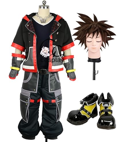 Amazon.co.jp: キングダムハーツ コスプレ 衣装 ソラ コスチューム