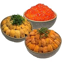 Amazon.co.jp: 【北海道産ウニ2色×いくら250gセット】北海道産