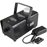 Sharelife ミニ400W フォグマシン 煙霧機 ポータブル 無線赤外線リモコン 付き ハロウィン/結婚式/ディスコ/クラブ/舞台用 煙の演出 W400