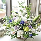 相武ガーデン 生花 お供えアレンジメント Mサイズ お悔やみ 仏花 法事 仏壇 お彼岸