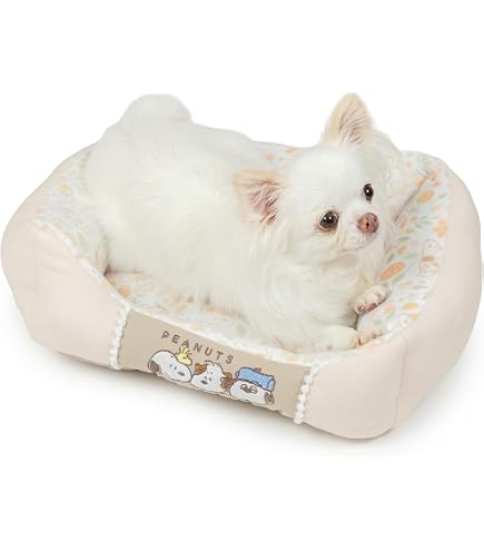 Amazon | ペットパラダイス 犬 ベッド スヌーピー 淡色カドラー (64