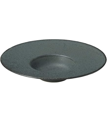Amazon｜カネスズ セラミックス Kanesuzu ワイドリム 26cm平型スープ皿