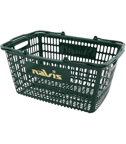 インテリア小物 ライムグリーン バスケット買い物カゴ18個セット