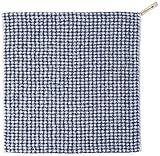 やわらぎ ハンドタオル 今治産 ウルソン ジャガードチェック ウォッシュタオル ブルー34×35cm