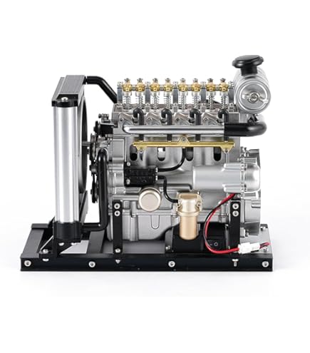 Amazon.co.jp: ToyGhillied V8エンジンモデルキット 1/10 8気筒4