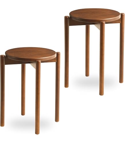 Amazon.co.jp: 木製丸椅子 4脚SET Z-SHSC-1-4SET ナチュラル : 文房具